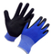 Blue 15 gauge sandy nitrile coated glove HNN476